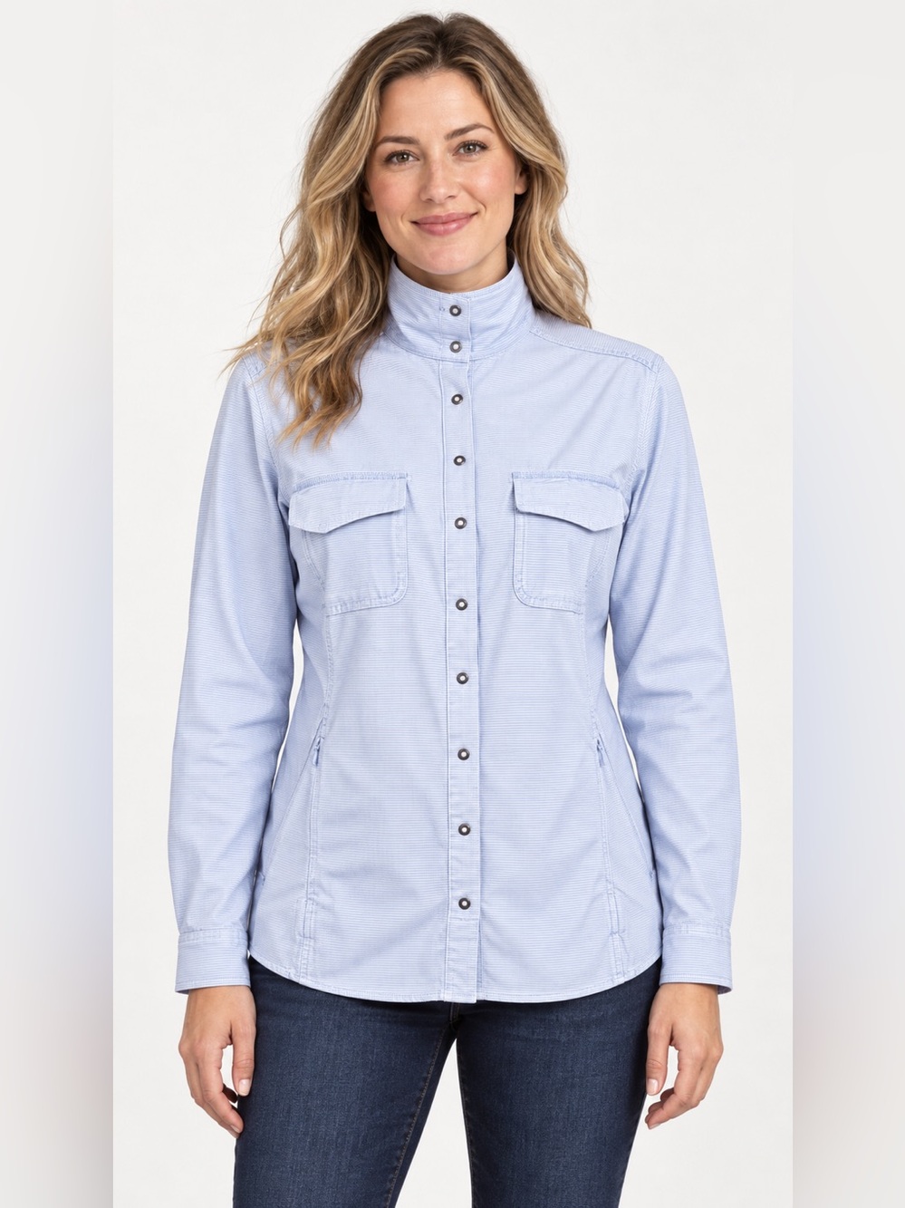 Duluth Trading Women’s Sol Survivor UPF 50 Shirt Jacket Granola Utility Coastal